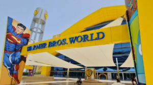 Front view of Warner Bros World